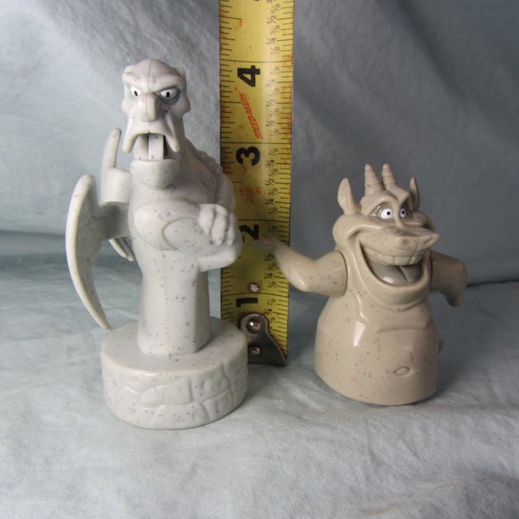 2 disney hunchback of notre dame gargoyles hugo & victor burger king (T174) - Picture 3 of 9